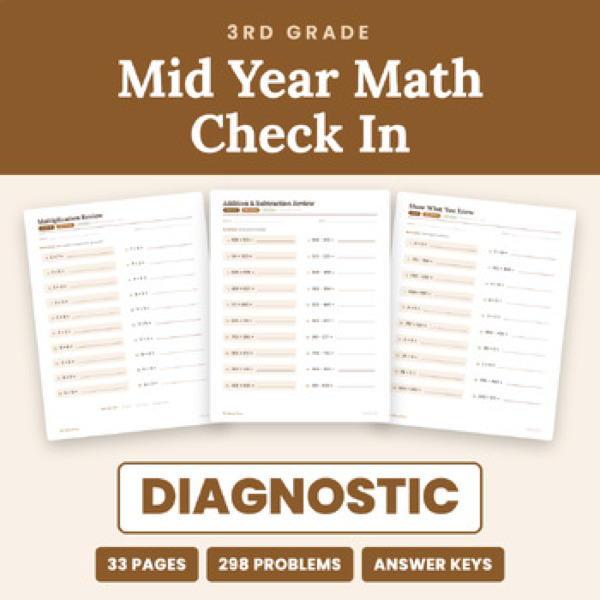 Cover of Mid Year Math Check In