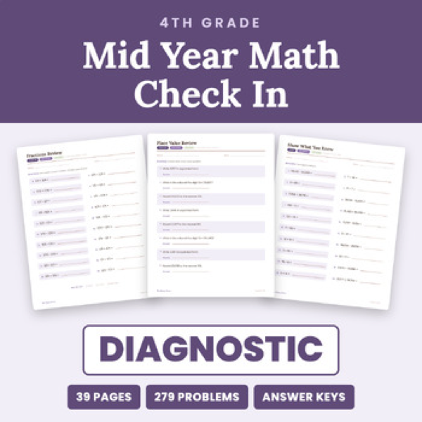 Cover of Mid Year Math Check In